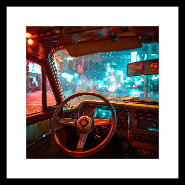 Plakat 20x20cm Nocny Kierowca zdjęcie 3