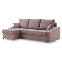 Narożnik DORMA z funkcją spania TKANINA SZTRUKSOWA