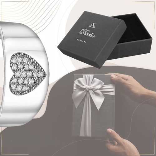 SREBRNY pierścionek OBRĄCZKA SREBRO 925 z CYRKONIAMI wyjątkowy PREZENT na Arena.pl