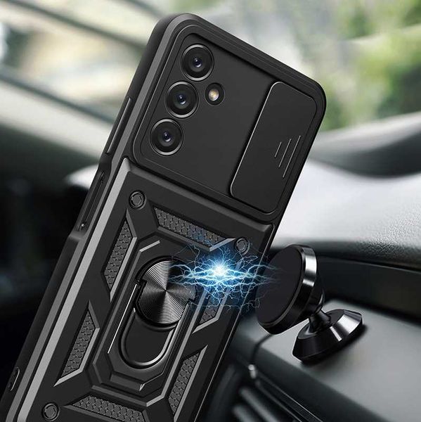 Spacecase Camring Galaxy A24 4G Black zdjęcie 2