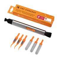 Pióro pędzelek do czyszczenia optyki 8w1 wymienne końcówki K&F SKU.2062