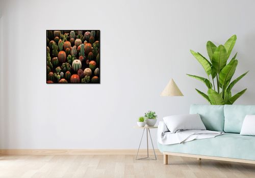 Plakat 70x70cm Ogród Kaktusów na Arena.pl