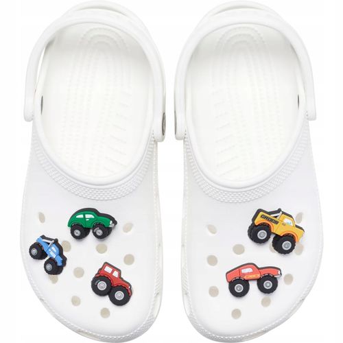 Crocs Przypinki Ozdoby Piny Charms Jibbitz Do Butów Monster Truck 5pc na Arena.pl