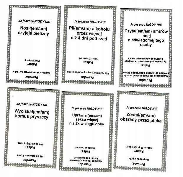 Gra Towarzyska Imprezowa JA JESZCZE NIGDY Wieczór Panieński zdjęcie 4