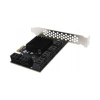 Karta adapter do komputera PC PCI PCIe 1X na 12x SATA 3.0 Serial ATA