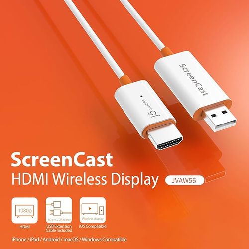 j5create JVAW56 ScreenCast HDMI Bezprzewodowy adapter wyświetlacza na Arena.pl
