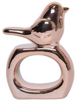 Serwetnik obrączkowy złoty róż ptak