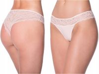 FIGI DAMSKIE BRAZYLIAN Z KORONKOWYM TYŁEM SALSA L