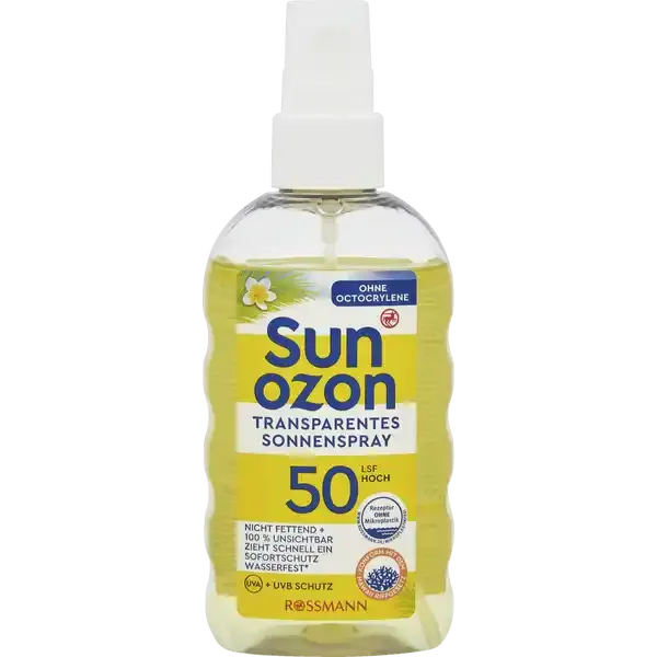 Trasparnetny spray do opalania Sunozon fitlr 50 zdjęcie 1