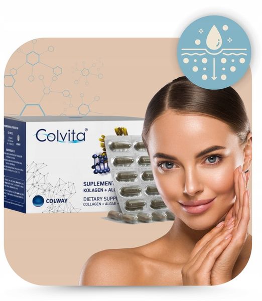 Kolagen liofilizowany Zdrowe Stawy Mocne Kości kapsułki Algi Wit.E x60 kaps zdjęcie 6