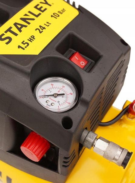 STANLEY KOMPRESOR BEZOLEJOWY SPRĘŻARKA 24L 10bar zdjęcie 11