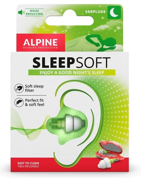 Zatyczki do uszu do spania Alpine Sleep Soft zdjęcie 1