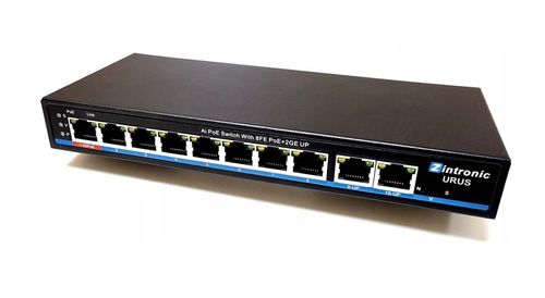 Switch POE 8xPOE 2xUplink GIGABIT 120W URUS na Arena.pl