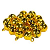 Zawieszki metalowe DZWONECZKI 8mm złote 20szt.