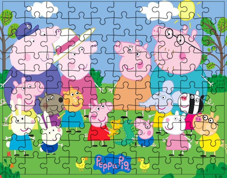 Puzzle Świnka Peppa zdjęcie 1