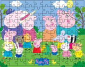 Puzzle Świnka Peppa