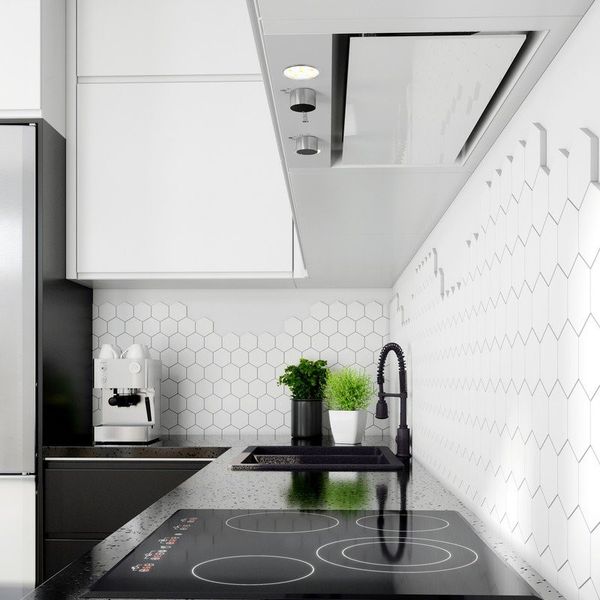 Okap kuchenny GLOBALO Floweri 60.2 White zdjęcie 2