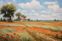Plakat 60x40cm Szeptające Makowe Pola