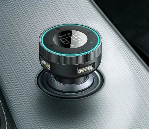 BASEUS ŁADOWARKA TRANSMITER FM BLUETOOTH 5.0 QC3 zdjęcie 4