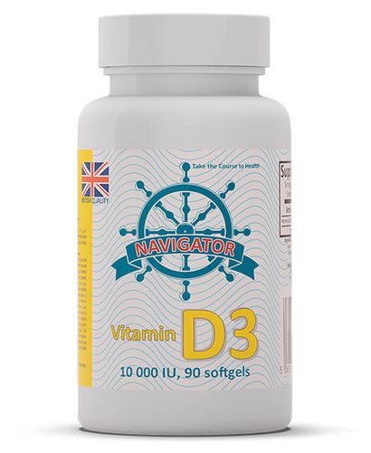 NAVIGATOR Witamina D3 10 000 IU 90 kapsułek na Arena.pl