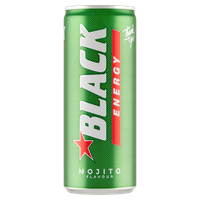 Black Energy Mojito Gazowany napój energetyzujący 250 ml