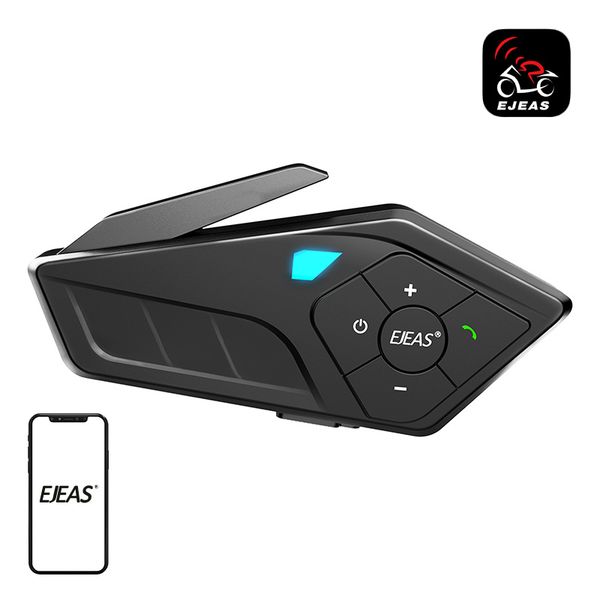 Słuchawka Bluetooth EJEAS E1PRO na Kask IP67 2 Urządzenia zdjęcie 1