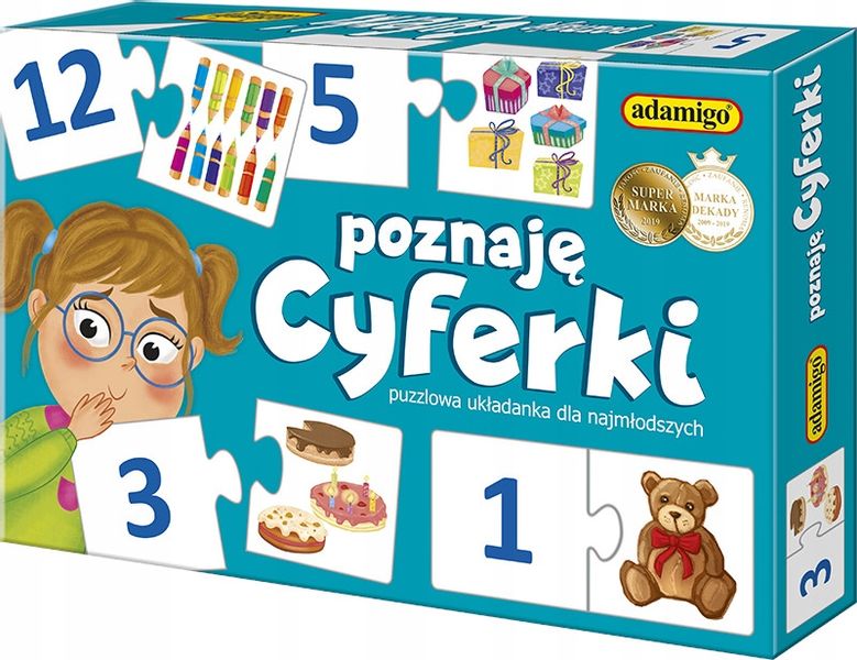 Poznaje cyferki gra puzzlowa 05598 zdjęcie 2