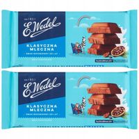 E. Wedel Czekolada klasyczna mleczna 90 g x 2 sztuk