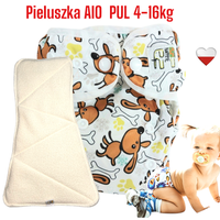 Pieluszka Wielorazowa AIO PUL PIESKI NappiMe