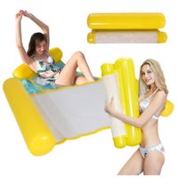 Materac hamak leżak wodny do pływania na basen plażowy dmuchany wygodny