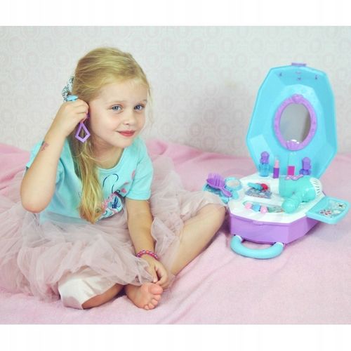 WOOPIE Toaletka dla Dziewczynki 2w1 Salon Piękności w Walizce na Arena.pl