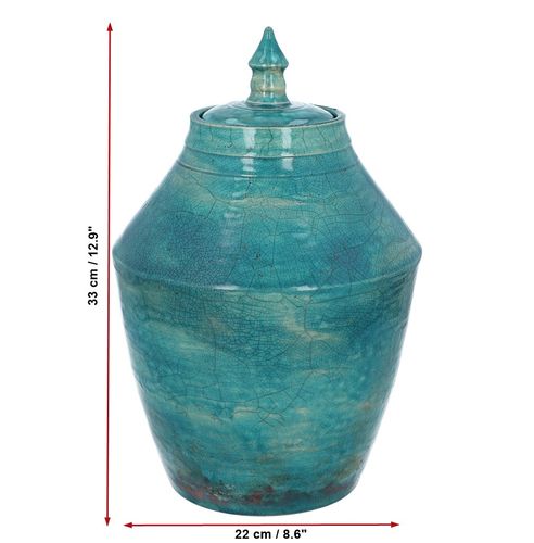 Turkusowa urna pogrzebowa dla dorosłej osoby Tabliczka NIE na Arena.pl