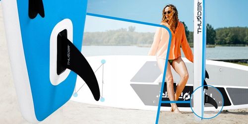 Stabilna DESKA SUP 320CM nadmuchiwana BEZPIECZNA zestaw + krzesełko na Arena.pl