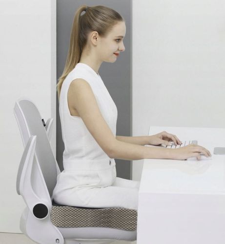 PODUSZKA ORTOPEDYCZNA DO SIEDZENIA PROFILOWANA MEMORY NA KRZESŁO FOTEL DUŻA na Arena.pl