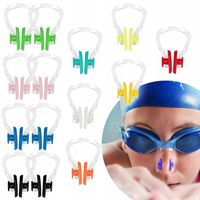 KLIPSY NA NOS WODOODPORNE DO PŁYWANIA SILIKONOWE ZATYCZKI DO NOSA 14