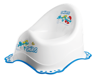 MALTEX Nocnik 2K Smerfy biały/ niebieski