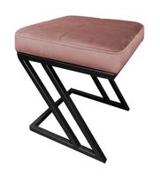 Pufa ZETA LOFT ławka taboret podnóżek metal MG58
