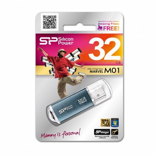 Silicon Power MARVEL M01 32GB USB3.0 Aluminium/LED na Arena.pl