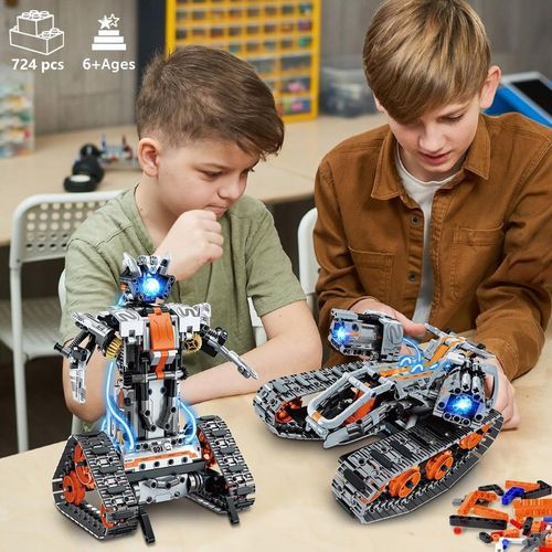 TECHNOLOGIA ROBOT APP PILOT ZDALNEGO STEROWANIA PROGRAMOWALNY ZABAWKA 4W1 na Arena.pl