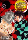Manga Miecz zabójcy demonów - akcja dramat komedia Kimetsu no Yaiba Tom 4