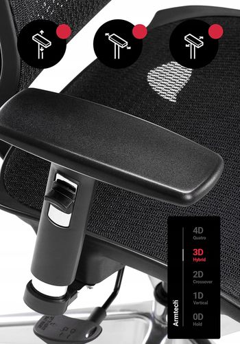 Fotel ergonomiczny Diablo Chairs V-Basic Tkanina Czarny na Arena.pl