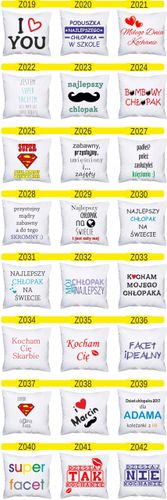 FOTO PODUSZKA cudowny chłopak PREZENT dla niego na Arena.pl