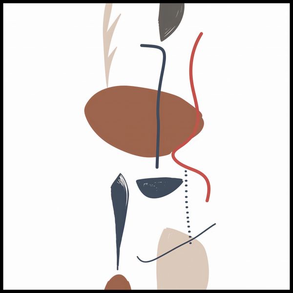 Plakat 90x90cm Równowaga Niuansy zdjęcie 2