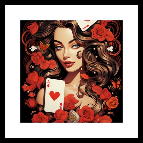 Plakat 20x20cm Różany Hazard na Arena.pl