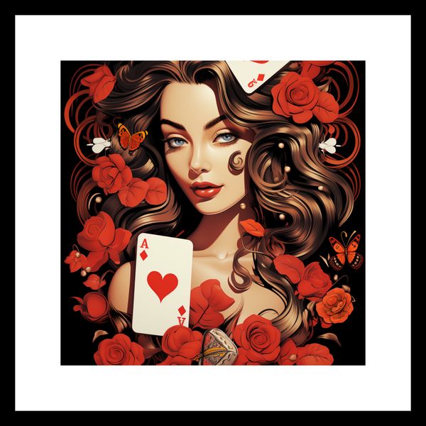 Plakat 20x20cm Różany Hazard zdjęcie 3