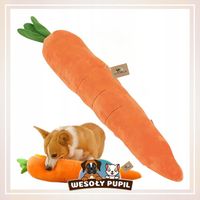 Zabawka dla psa MARCHEWKA MEGA GIGA długa z piszczałką 75cm XXXL największa