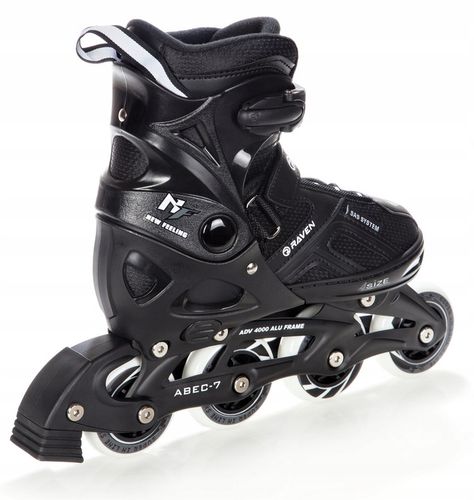 Rolki Regulowane RAVEN Pulse Black 43-46 na Arena.pl