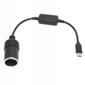 ADAPTER ZAPALNICZKI SAMOCHODOWEJ 5V USB C DO 12V