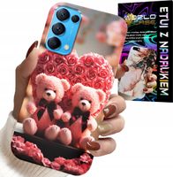 ETUI DO OPPO RENO5 4G 5G - RODZINKA RÓŻANYCH MISIÓW SERCE + SZKŁO