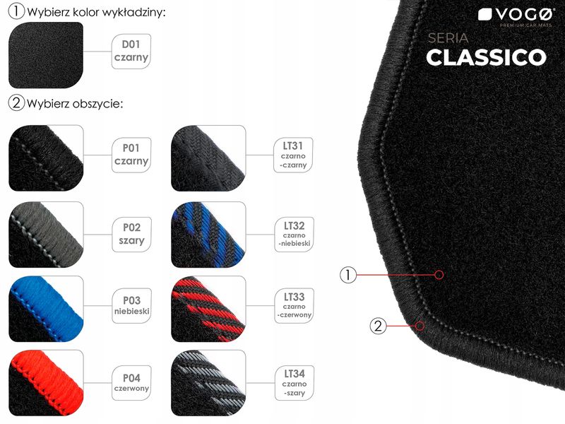 Audi A2 1999-2005 Dywaniki welurowe zdjęcie 11